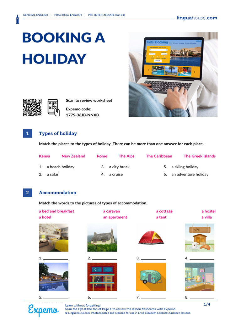 Holiday Booking Guide and Confirmation | PDF