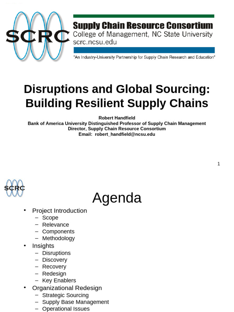 Resilient Global Supply Chains Insights | PDF | Supply Chain | Supply ...