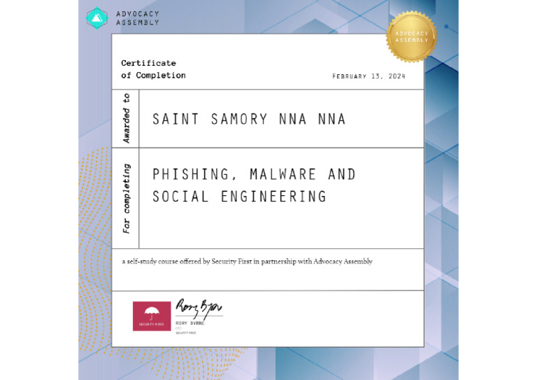 Phishing, Malware and Social Engineering | PDF