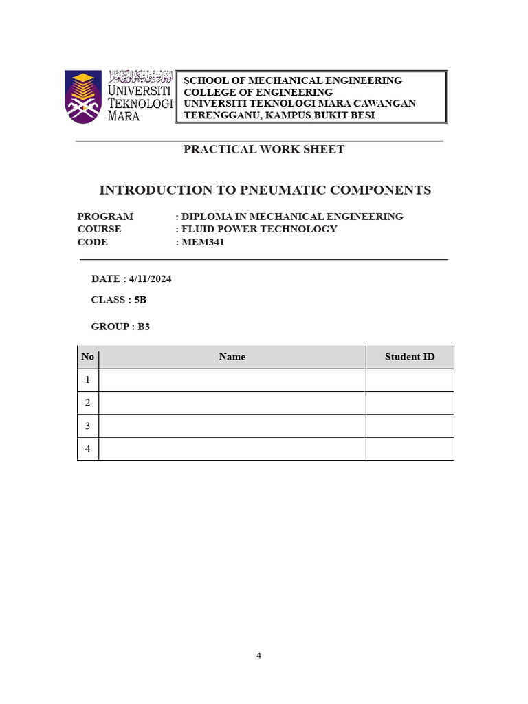 Introduction to Pneumatic Components | PDF | Valve | Actuator