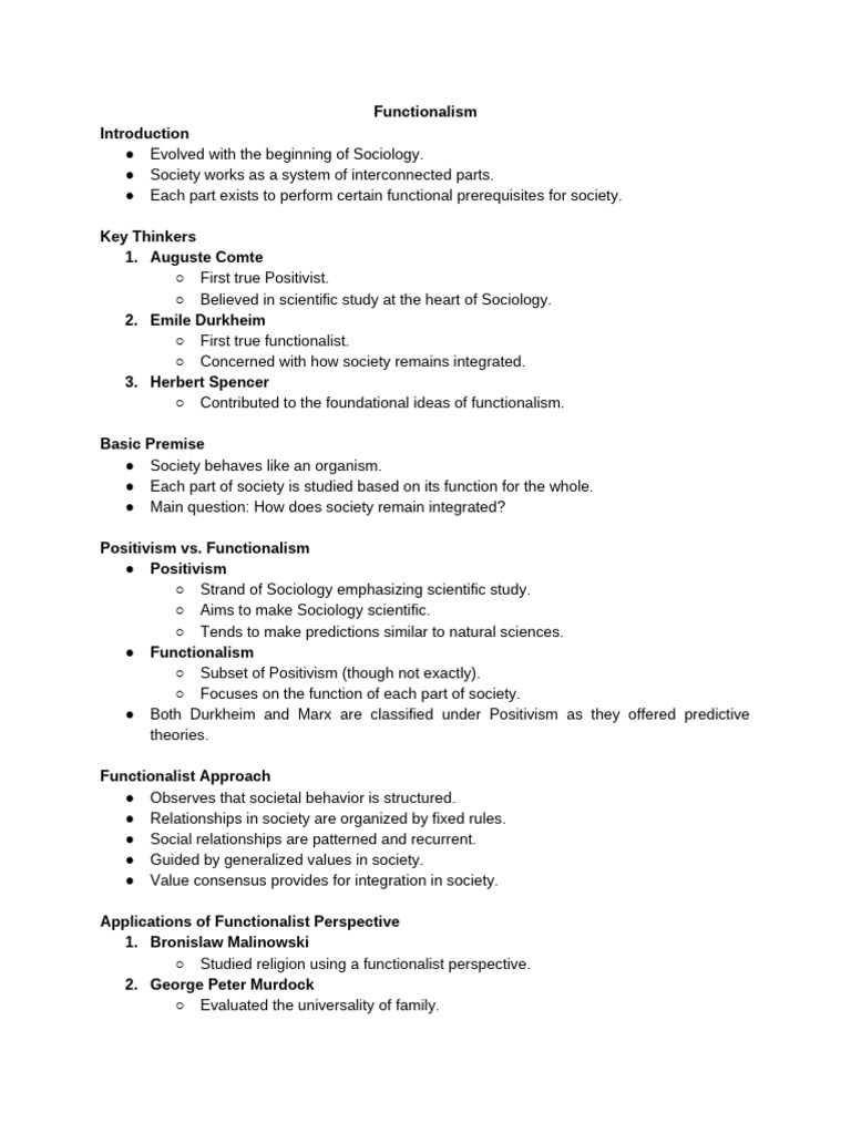 Durkheim Final Notes | PDF | Émile Durkheim | Sociology