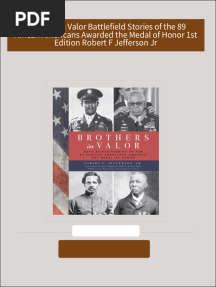 Download Full Brothers in Valor Battlefield Stories of the 89 African Americans Awarded the Medal of Honor 1st Edition Robert F Jefferson Jr PDF All Chapters