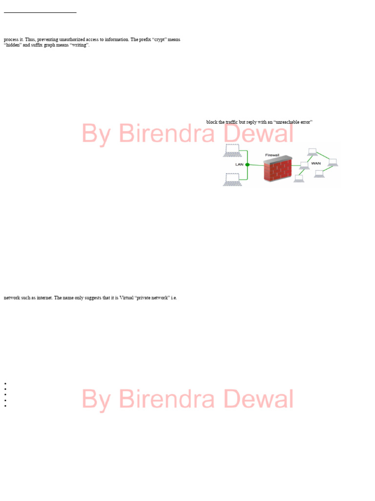 Unit 10 Network Security | PDF | Virtual Private Network | Computer Network