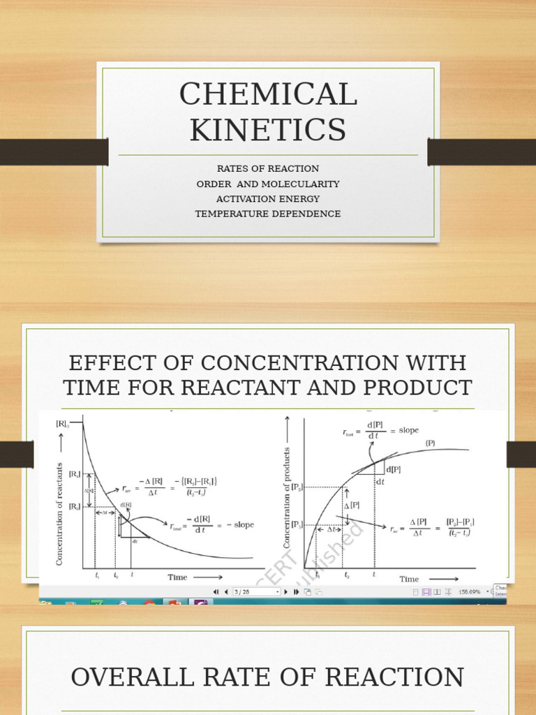 Chemical Kinetics | PDF