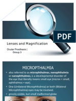 Lenses and Magnification