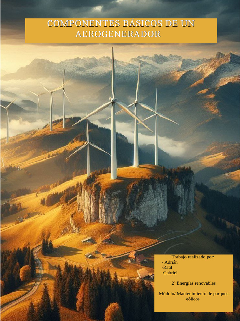 Componentes de Aerogeneradores | PDF | Relámpago | Energía eólica