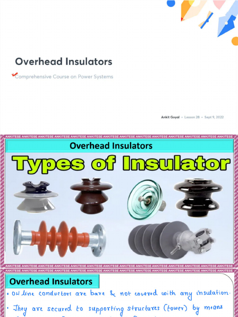 Overhead Insulators With Anno | PDF