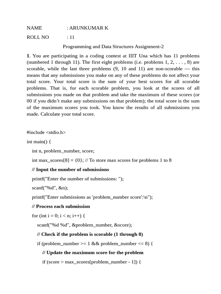Assignment-2 Arunkumar K | PDF | Software Engineering | Computer Science