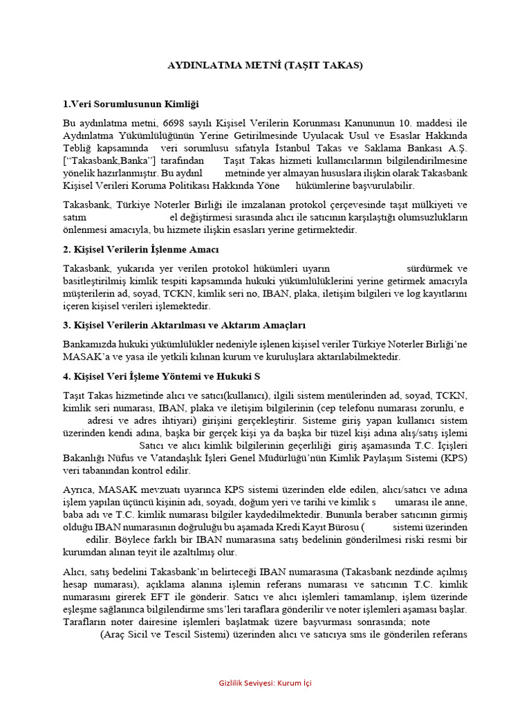 Tasit Takas Aydinlatma | PDF