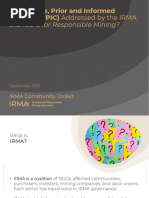 IRMA Certification Assessment Guide | PDF | Audit | Mining