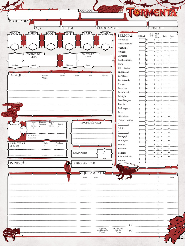 Guia de Equipamentos e Habilidades RPG | PDF