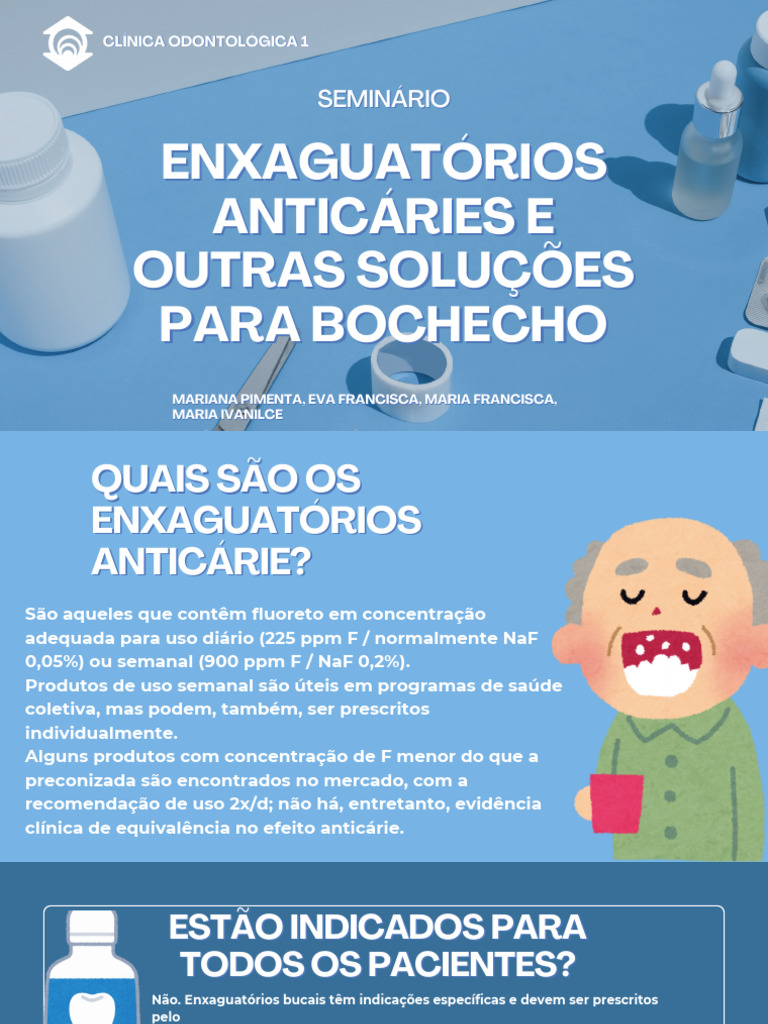 Bochecho com Bicarbonato e Gengivite | PDF | Esmalte dentário