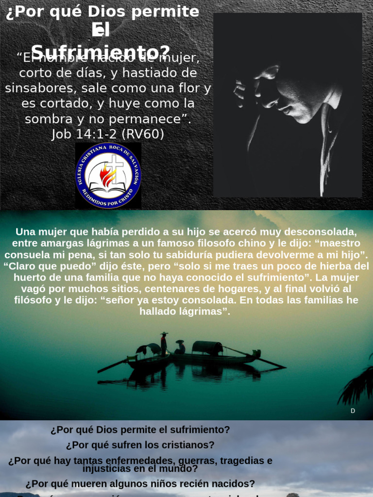 El Sufrimiento y la Fe Cristiana | PDF | Pecado | Jesús