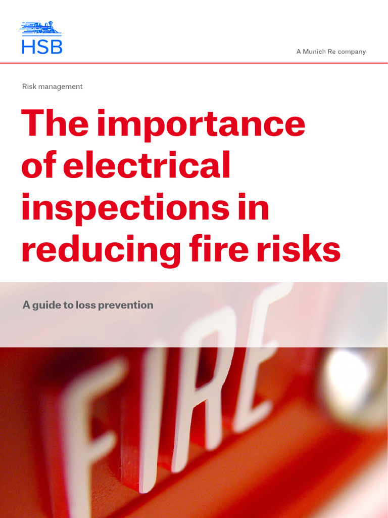 Electrical Inspections for Fire Safety | PDF | Electrical Engineering ...