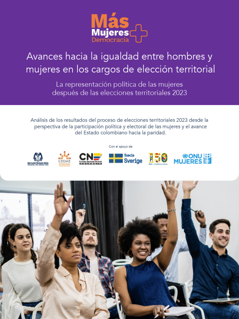 Igualdad Entre Hombres y Mujeres Cargos de Eleccion Territorial | PDF ...