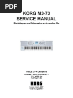 Download Korg M3-73 v2 Service Manual by Cdric ROBIOLLE SN80550365 doc pdf