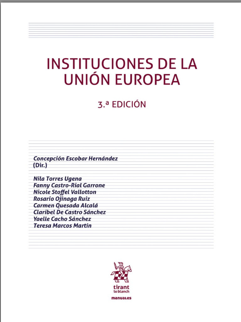 Instituciones de La Unión Europea (Ed. 2020) | PDF
