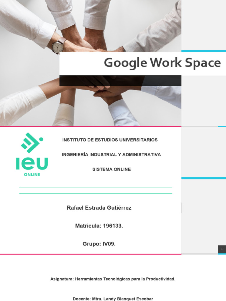Herramientas de Google Workspace | PDF | Informática | Aprendizaje