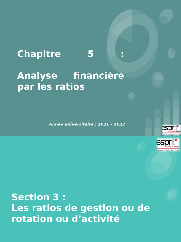 Les Ratios de Rotation | PDF | Inventaire | Ratio financier