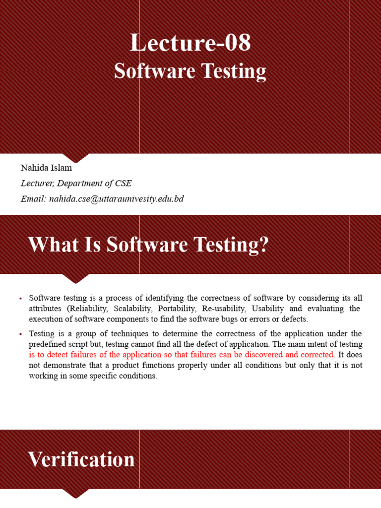 Software Testing Overview and Techniques | PDF | Software Testing ...