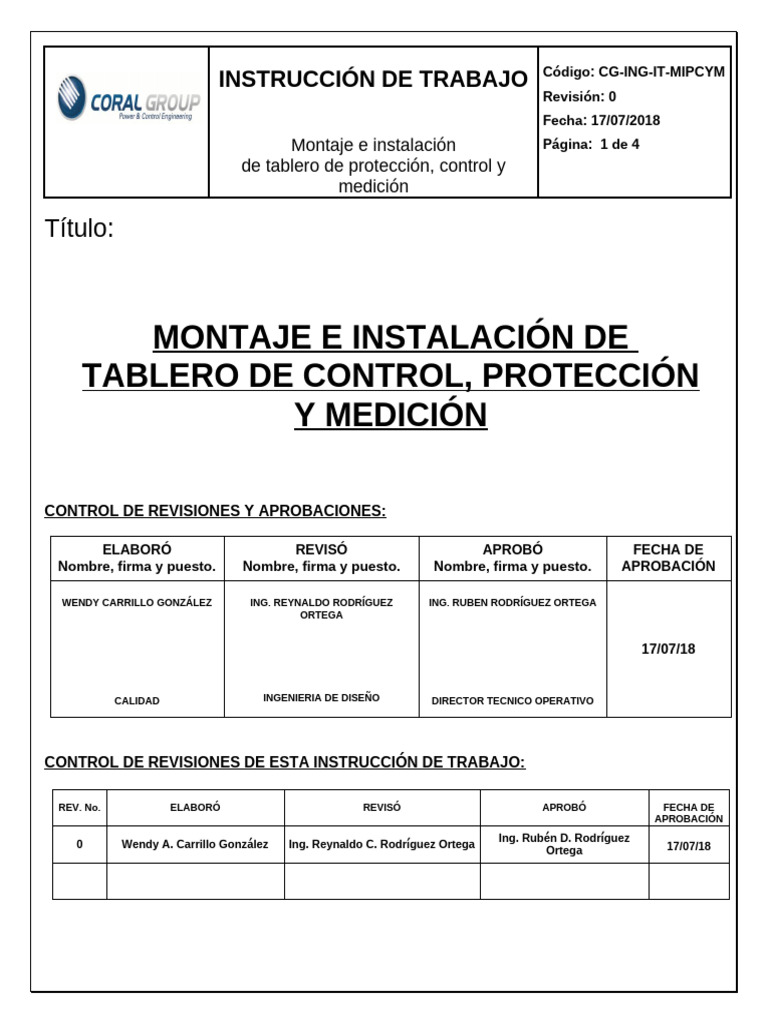 Montaje de Tablero PCyM: Instrucciones | PDF | Bienes manufacturados