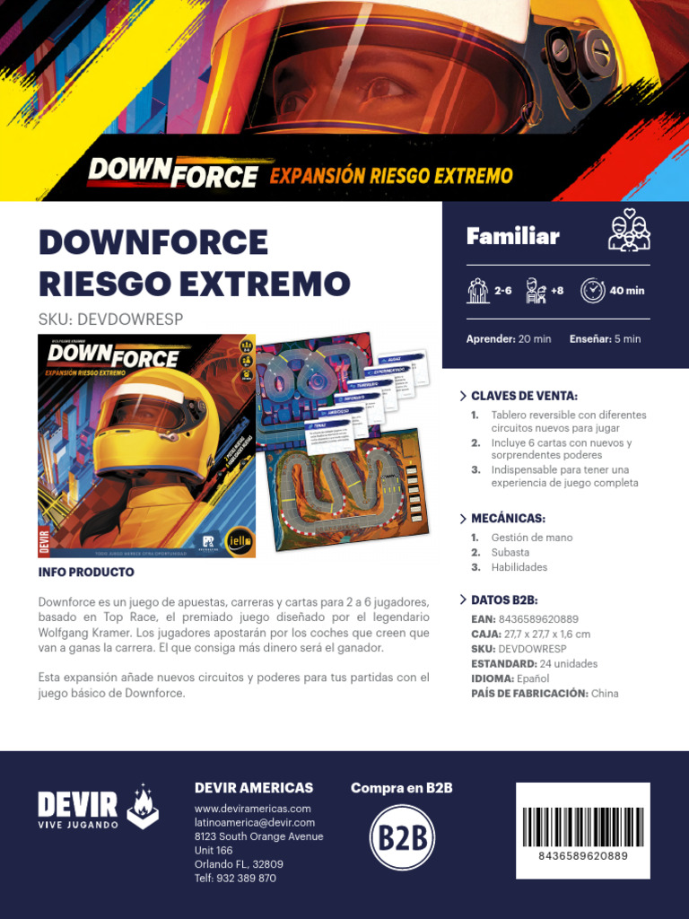 Expansión Downforce: Nuevos Circuitos y Poderes | PDF | Juego de azar