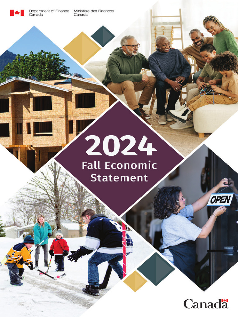 2024 Fall Economic Statement Overview | PDF | Inflation | Recession