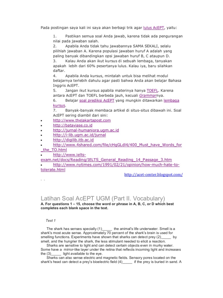 Contoh Soal Tpa S2 Ugm Download Contoh Soal Terbaru