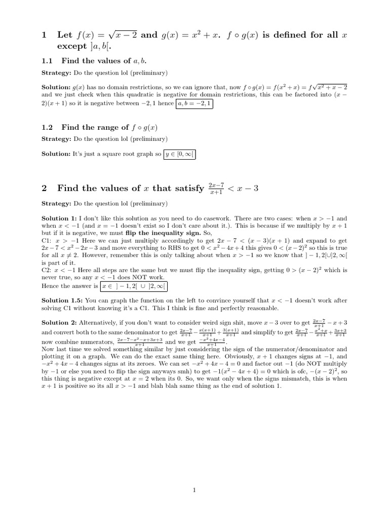 Quiz_4 answer | PDF | Function (Mathematics) | Square Root