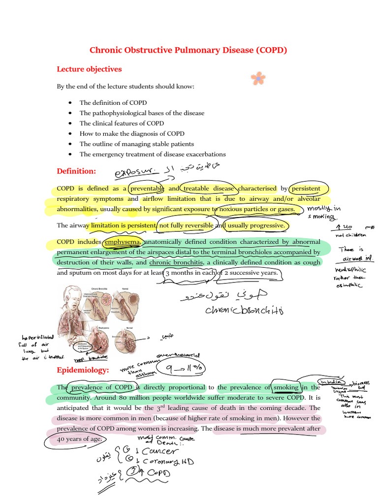 Chronic Obstructive Pulmonary Disease | PDF | Chronic Obstructive ...