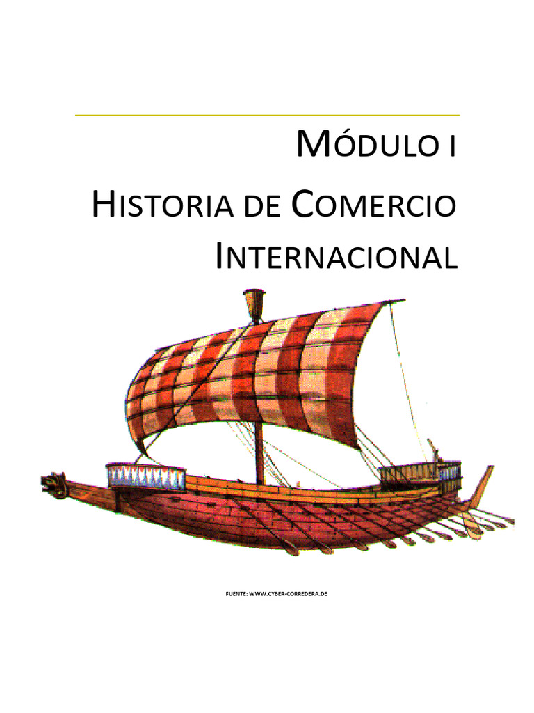 Historia y Ventajas del Comercio Internacional | PDF | El comercio ...
