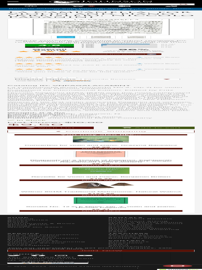 La Campanella Violin Sheet Music Sale Pdf Violin Concerto