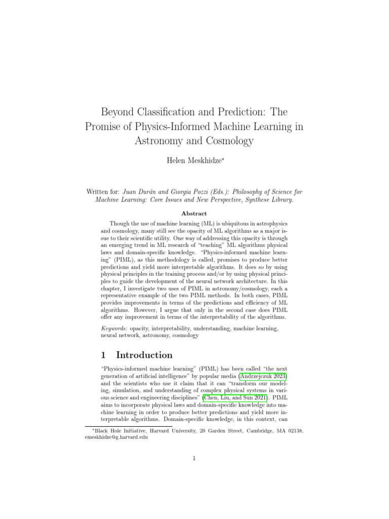 Beyond Classification and Prediction Meskhidze | PDF | Machine Learning ...