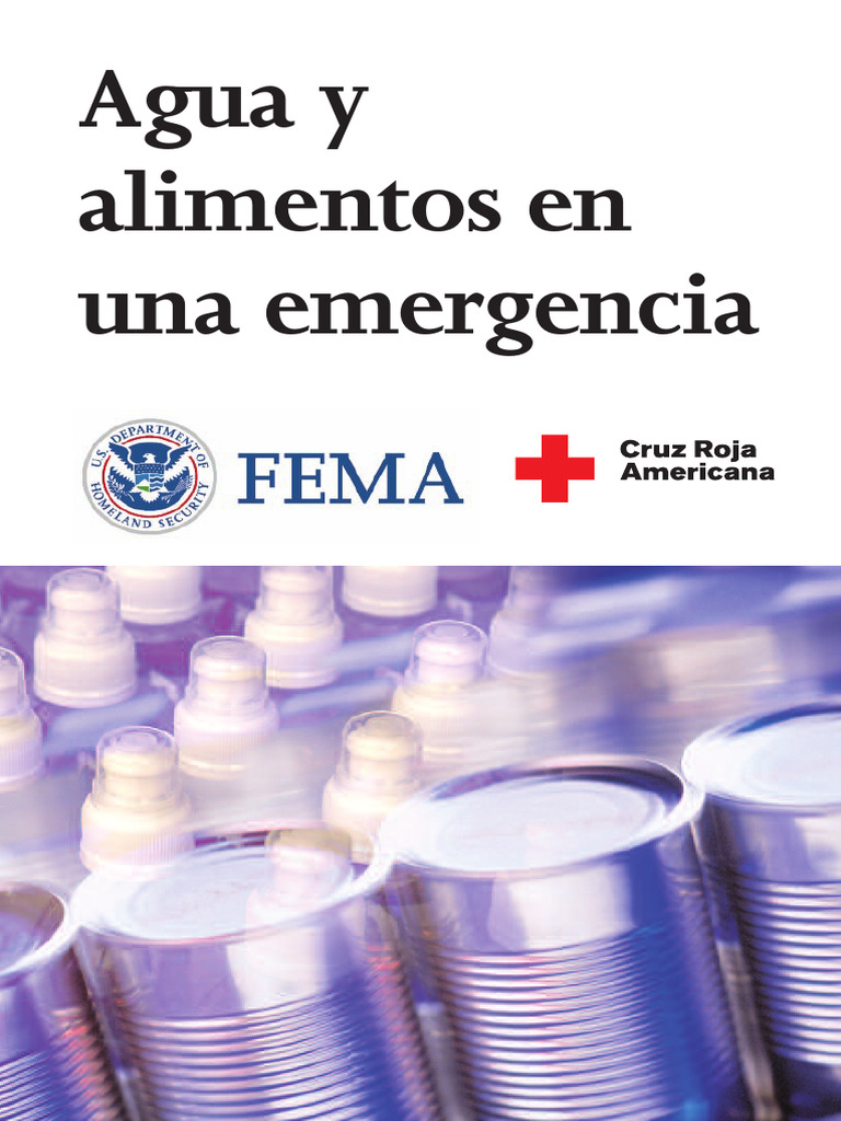 Almacenamiento de Agua y Alimentos en Emergencias | PDF | Agua | Alimentos