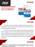 Avaliação de Processos de Leitura PROLEC-R | PDF | Tempo | Educação ...