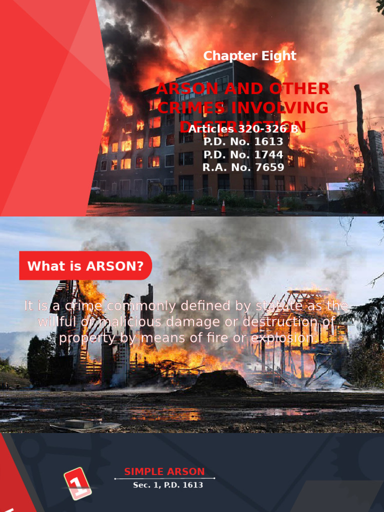 Understanding Arson: Definitions & Types | PDF | Arson | Crime & Violence