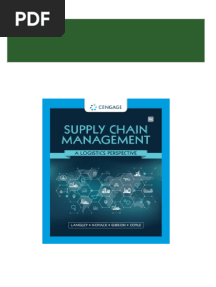 (eBook PDF) Supply Chain Management: A Logistics Perspective 11th Edition 2024 Scribd Download