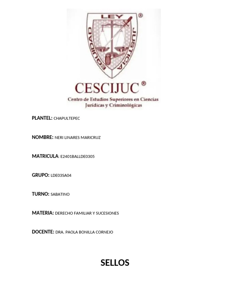 PLANTEL CESCIJUC | PDF