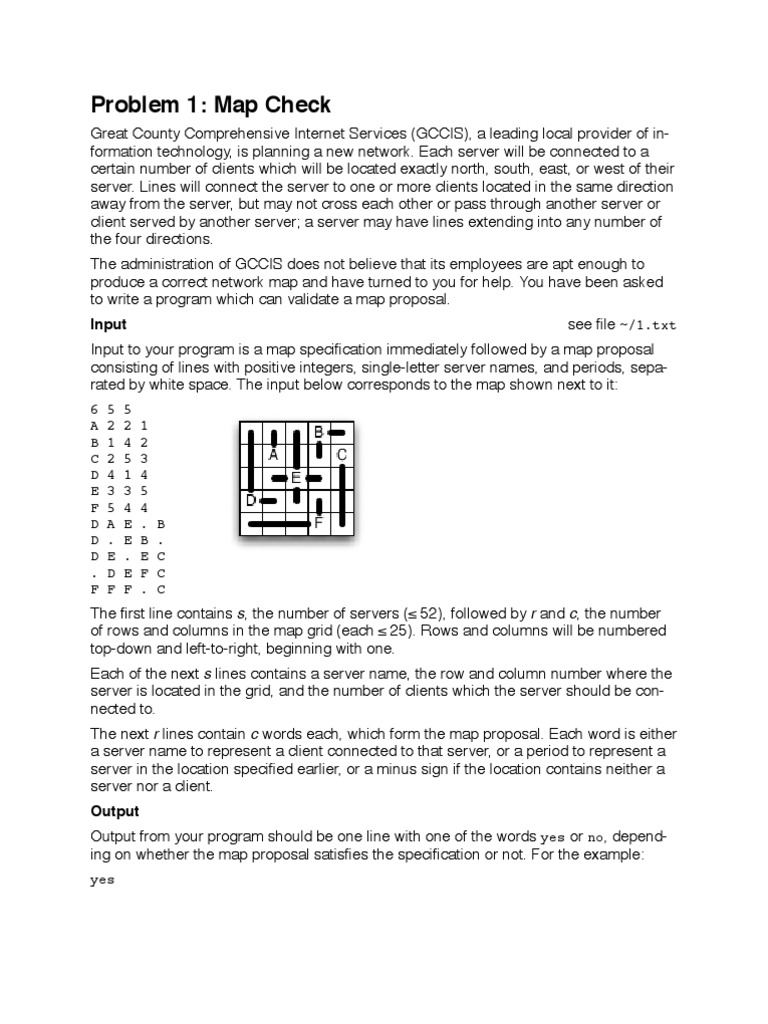 Problem 1: Map Check: Input! | PDF | Rational Number | Decimal