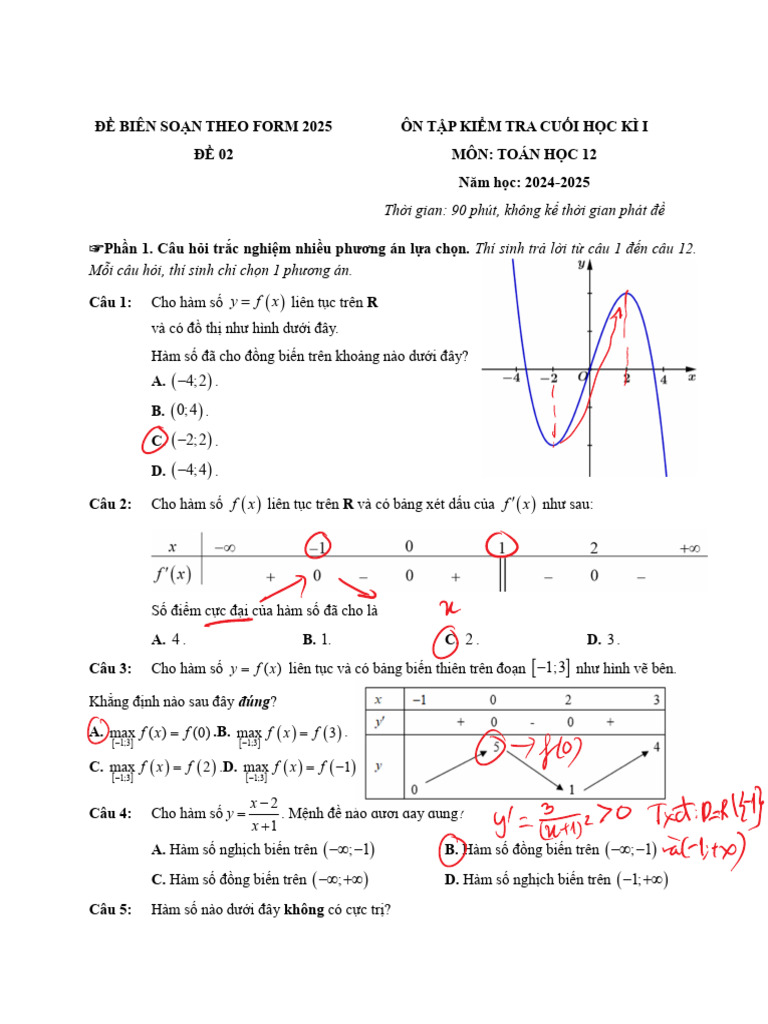 De 2 HK1 L12 0412-Quang | PDF