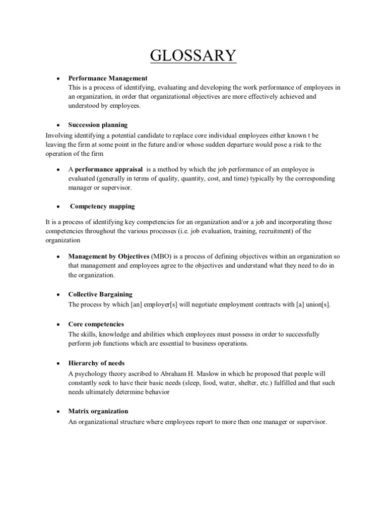 Glossary | PDF