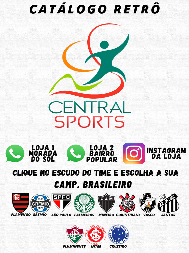 Catálogo Retrô de Times de Futebol | PDF