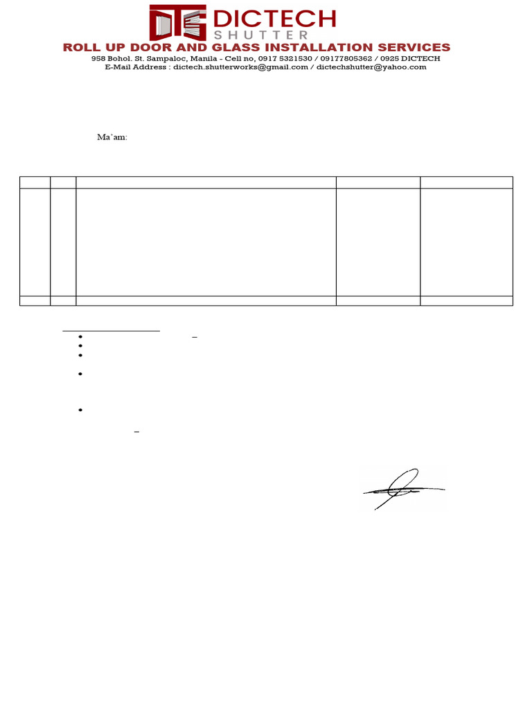 Roll-Up Door - Dictech Shutterworks | PDF | Door