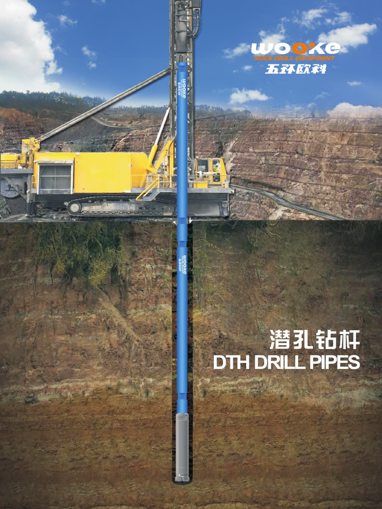 DTH Drill Pipes Overview and Specs | PDF | Pipe (Fluid Conveyance ...