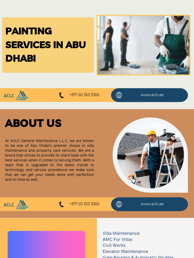 Painting Services in Abu Dhabi PDF | PDF