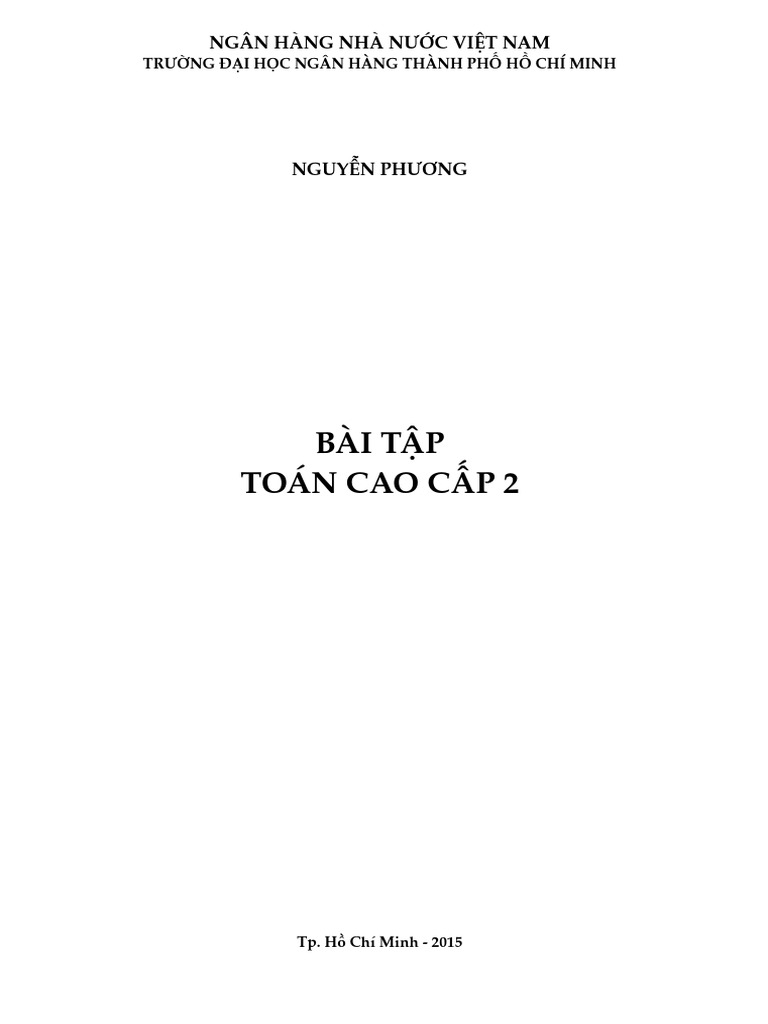 Baitap TCC2 | PDF