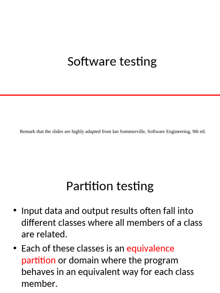 Software Testing Techniques Overview | PDF | Computer Science ...