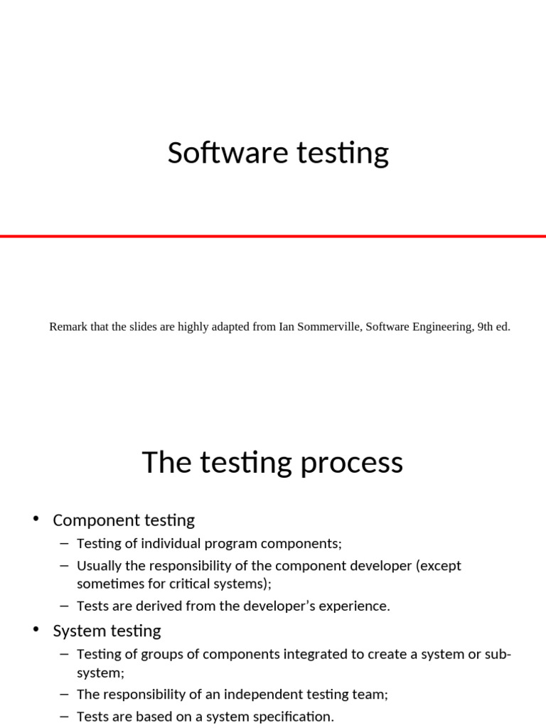 Software Testiting Lecture 11 | PDF | Software Testing | Object ...