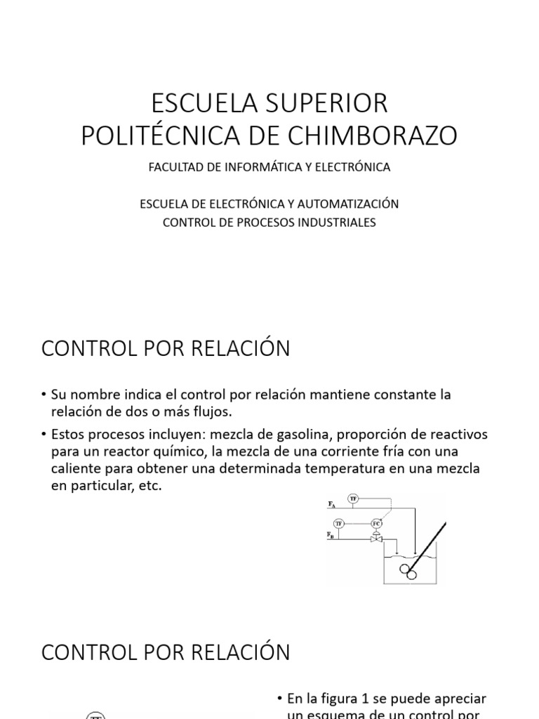 Clase 14 Control Por Relación - Teoría | PDF