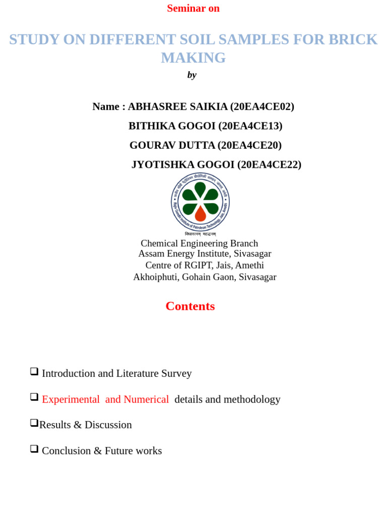 Soil Analysis for Brick Production | PDF | Natural Materials | Soil